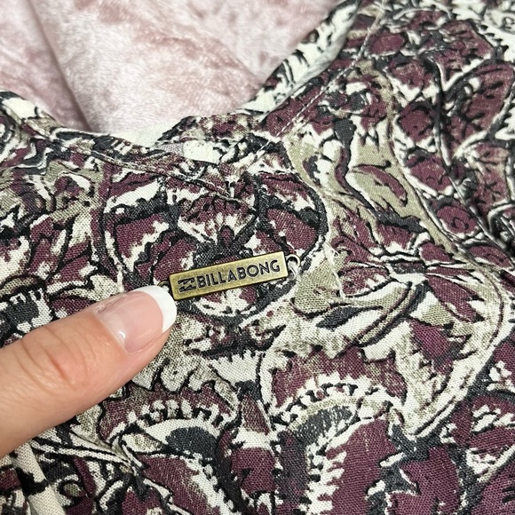 Billabong boho hippie flowy top - Picture 5 of 7